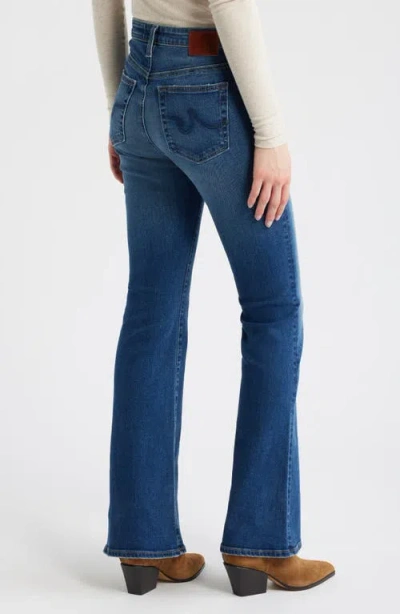 Ag Farrah Mid Rise Bootcut Jeans In Blue