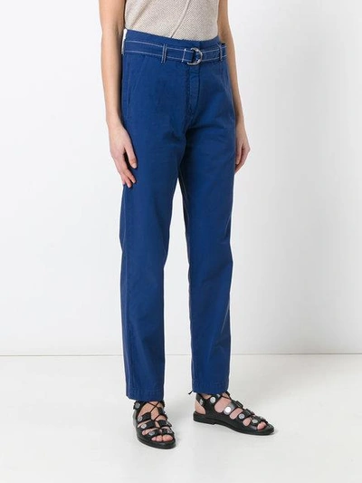 Shop Vanessa Bruno Athé D-ring Belted Trousers In 711