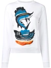 JW ANDERSON marlin print sweatshirt,MACHINEWASH