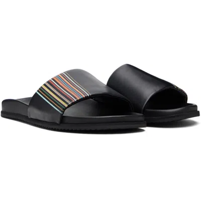 Paul Smith Stripe Band Slides In Multi