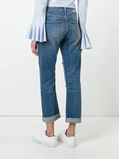 Shop Stella Mccartney Panelled Boyfriend Jeans In Blue