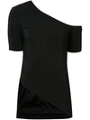 ROSETTA GETTY cold-shoulder T-shirt,DRYCLEANONLY