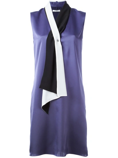 Shop Lanvin Scarf Neckline Dress