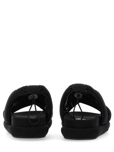 Gia Borghini Chunky Sandal With 4 Cm Sole For Women In Black