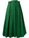 ROCHAS full pleated midi skirt,DRYCLEANONLY