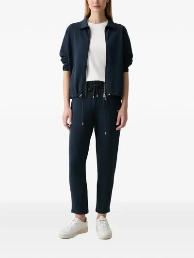 Joop Drawstring-hem Raglan-sleeve Jacket In Blue