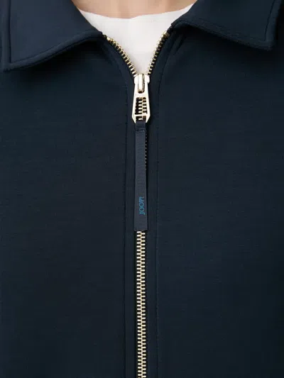 Joop Drawstring-hem Raglan-sleeve Jacket In Blue
