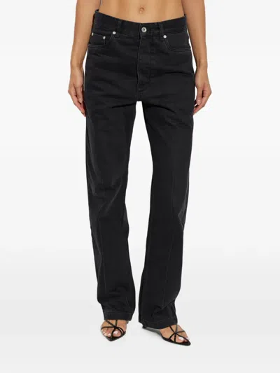 Studio Nicholson Barra Straight-leg Jeans In Black
