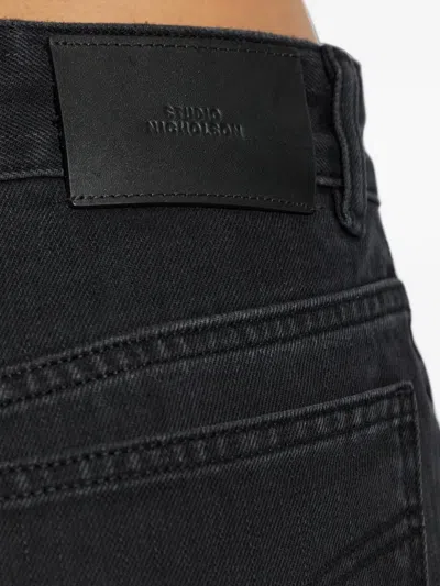 Studio Nicholson Barra Straight-leg Jeans In Black
