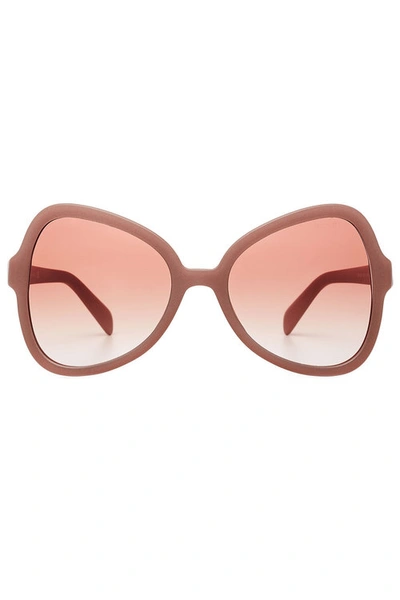 Prada Oversize Sunglasses In Pink