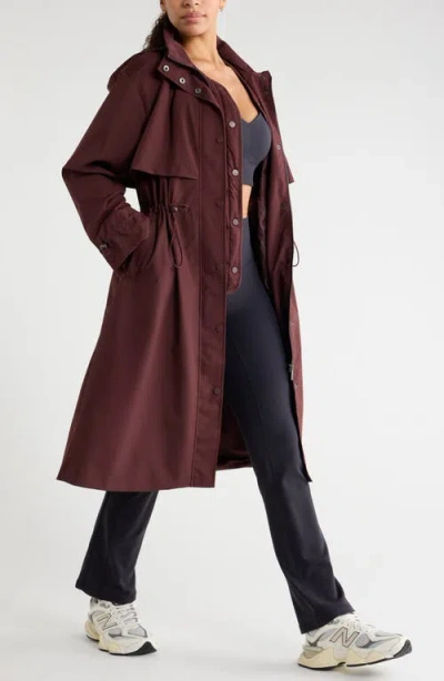 Zella 3-in-1 Trench Coat In Brown