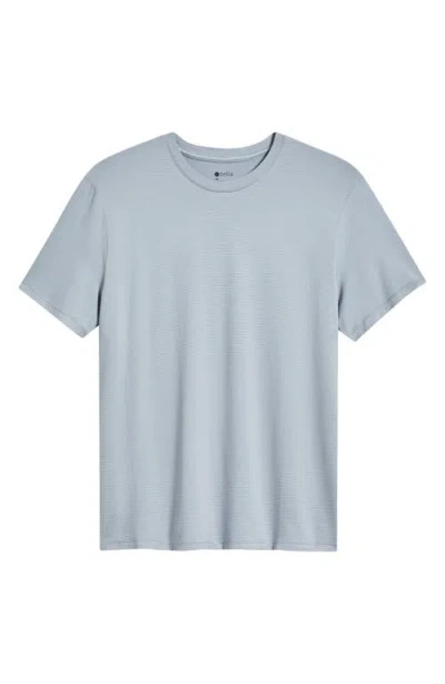 Zella Dynamic Stripe T-shirt In Blue