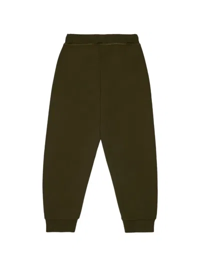 Dsquared2 Logo-patch Drawstring Track Pants In Green