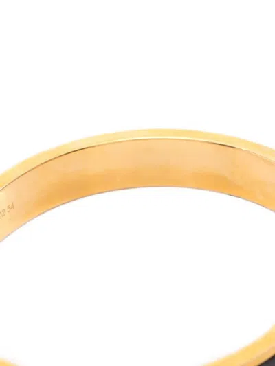 Pre-owned Hermes 2010s Mini Click Kelly Bangle In Gold