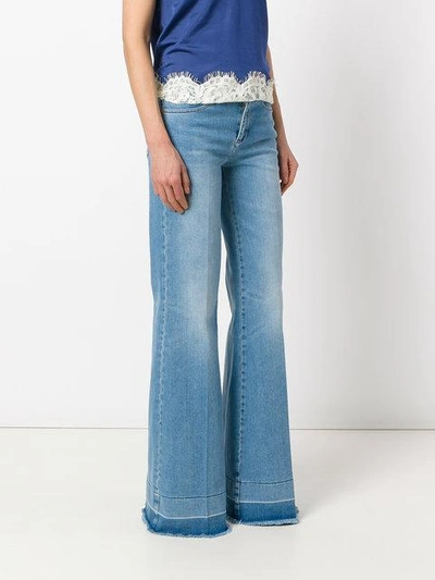 Shop Stella Mccartney 70's Flared Jeans In Blue