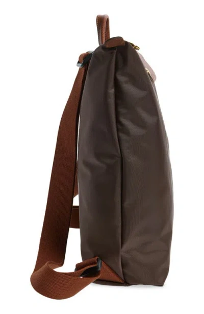 Longchamp Medium Le Pliage Backpack In Mocha
