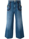 SONIA RYKIEL wide-legged cropped jeans,MACHINEWASH