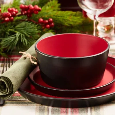 Stone Lain Albie Stoneware 32-piece Dinnerware Set In Multi