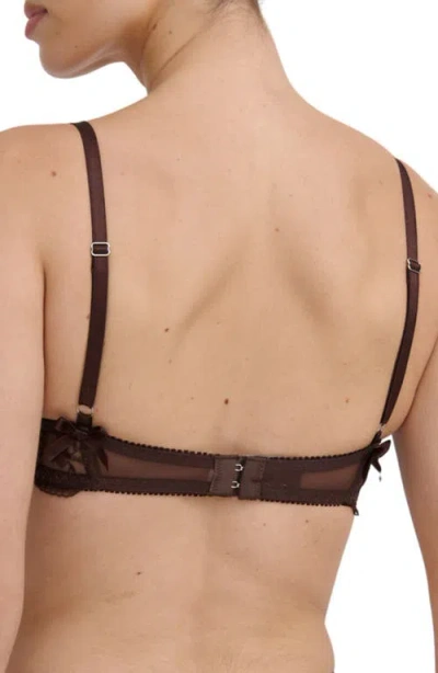 Kat The Label Sofia Underwire Bra In Brown