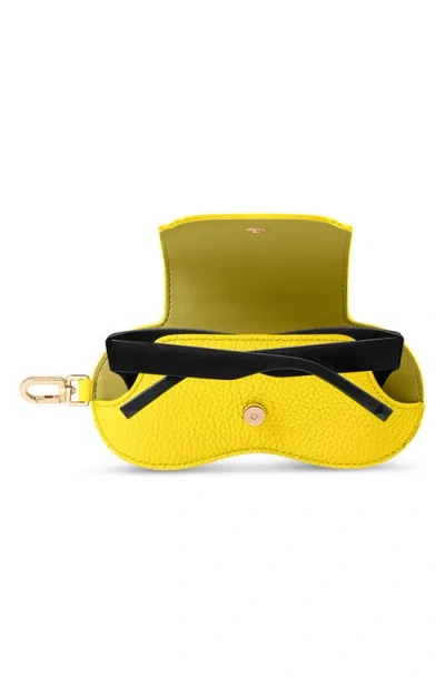 Maison De Sabre Maison De Sabré Leather Sunglasses Sling Case In Multi