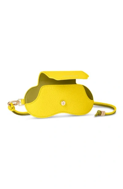 Maison De Sabre Maison De Sabré Leather Sunglasses Sling Case In Multi