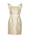 Dolce & Gabbana Short Dresses In Ivory