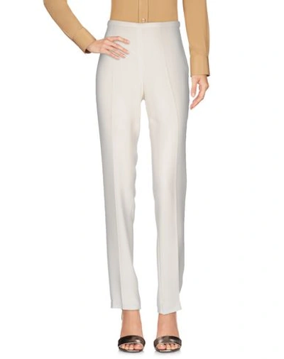 Rochas Casual Pants In Ivory