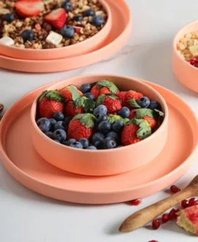 Stone Lain Stella Dinnerware Collection In Peach