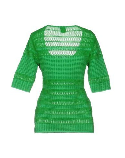 Shop M Missoni Sweaters In Light Green