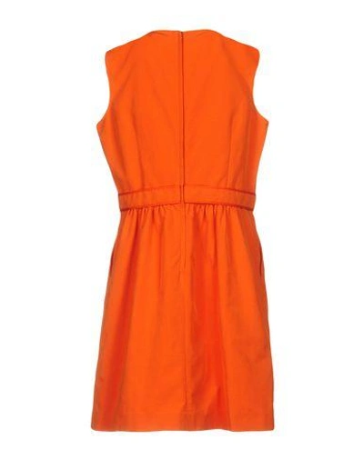 Shop Red Valentino Short Dress In Orange