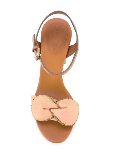 Shop See By Chloé Ankle Strap Stacked Heel Sandals