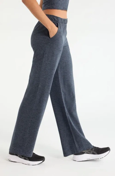 Zella Restore Soft Straight Leg Pull-on Pants In Blue