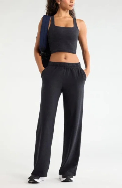 Zella Restore Soft Straight Leg Pull-on Pants In Black