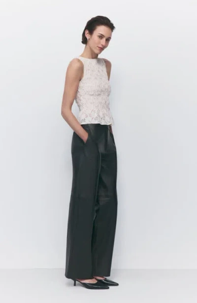 Nordstrom Leather Pants In Black