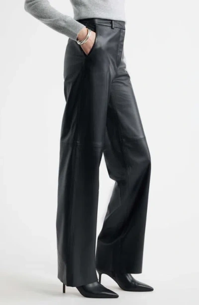Nordstrom Leather Pants In Black