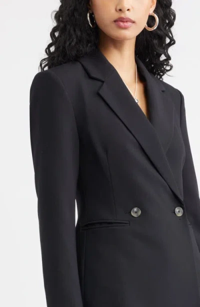 Open Edit The Icon Double Breasted Blazer In Black