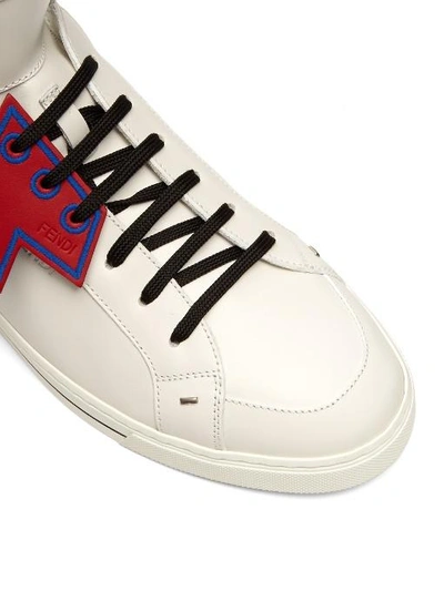 AUTHENTIC BRAND NEW FENDI WHITE ‘VOCABULARY’ Sneakers US 12