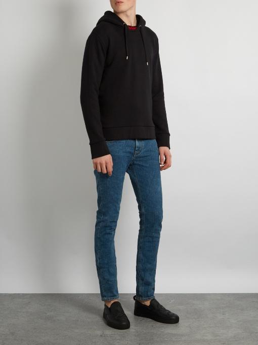 gucci dublin slip on black