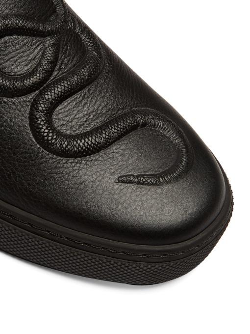 gucci dublin slip on black