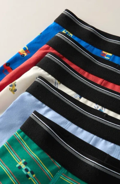 Nordstrom Kids' Assorted 5-pack Stretch Cotton Boxer Briefs In Multi