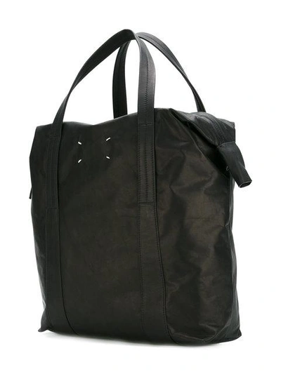 Shop Maison Margiela Classic Tote Bag - Black