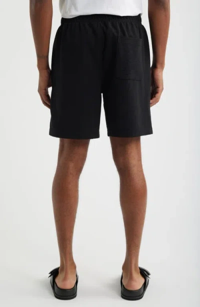 Open Edit Knit Drawstring Shorts In Black