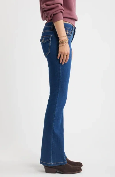 Bp. Low Rise Stretch Bootcut Jeans In Blue
