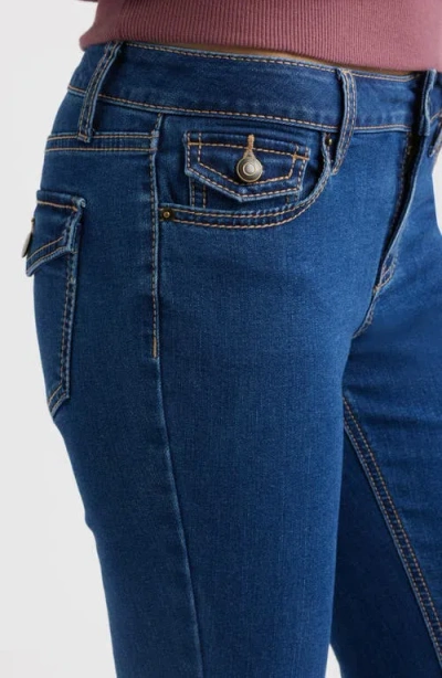 Bp. Low Rise Stretch Bootcut Jeans In Blue