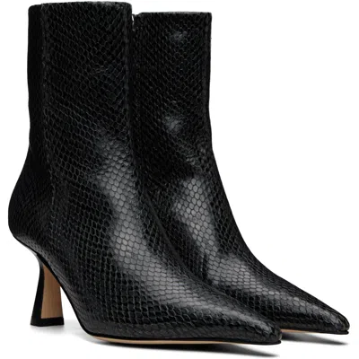 Aeyde Gray Vivi Mini Ankle Boots In Black