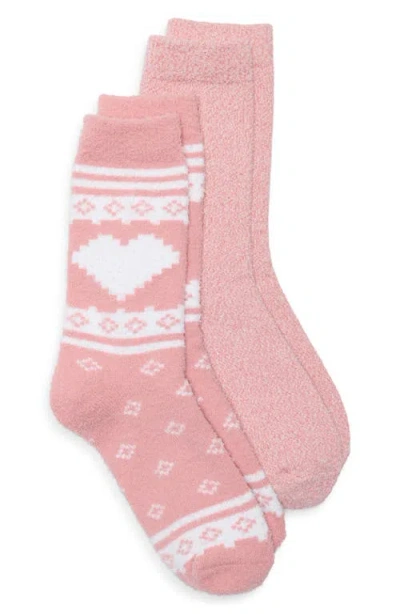 Nordstrom Assorted 2-pack Cozy Dorm Crew Socks In Multi