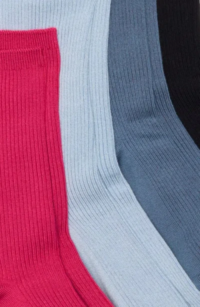 Nordstrom Assorted 4-pack Everyday Rib Crew Socks In Multi