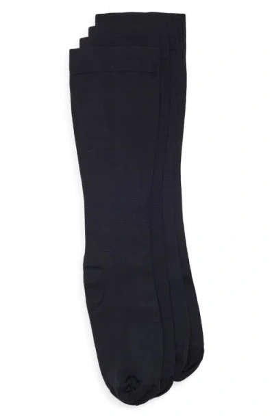 Nordstrom 2-pack Compression Trouser Socks In Black