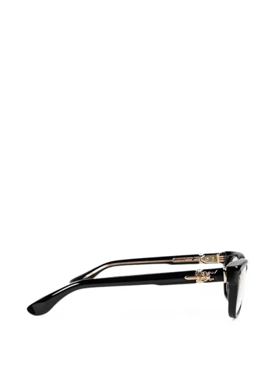 Chrome Hearts Dooable Rectangle-frame Glasses In Black