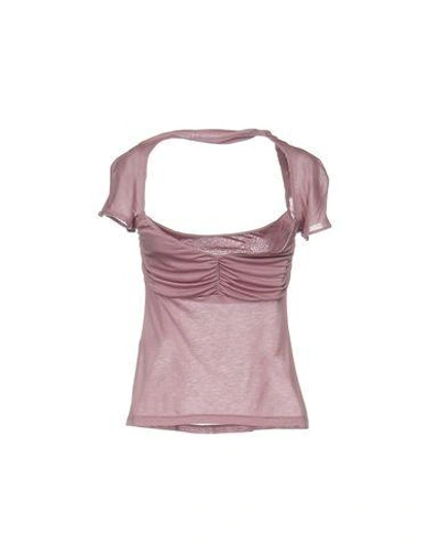 Shop Red Valentino T-shirt In Light Purple